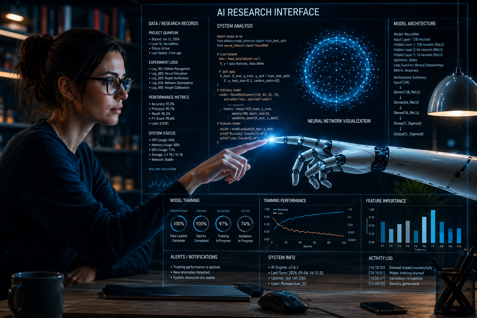 AI Research Interface